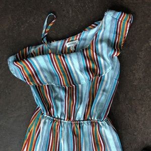 One Shoulder Monteau Dress